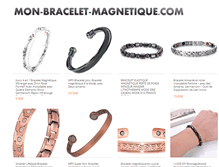 Tablet Screenshot of mon-bracelet-magnetique.com